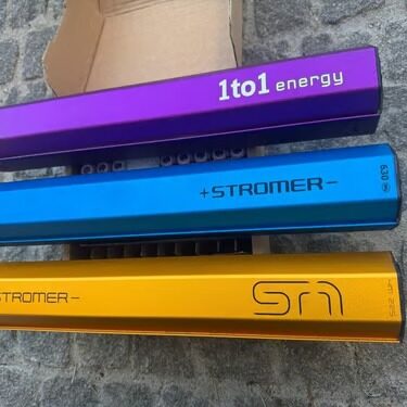 Batteries de vélo Stromer ST1 de différentes couleurs